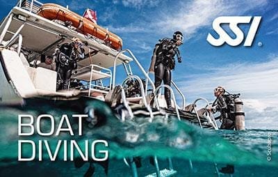 Become a certified SSI boat diver